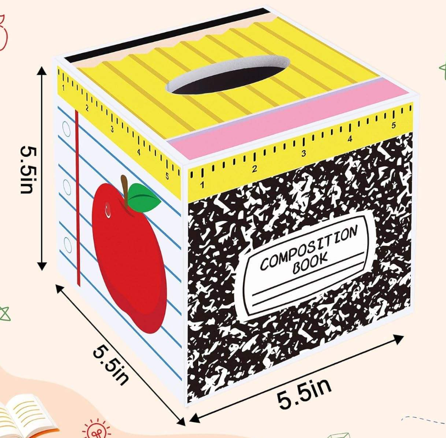 Reusable cube tissue box structure with top dispensing opening