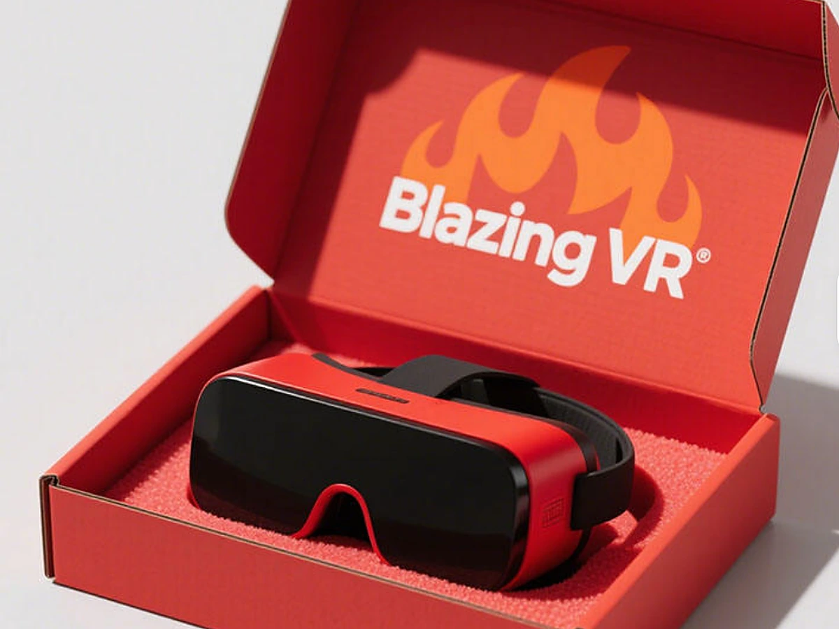 Corrugated Mailer Box for VR Headsets with Foam Padding