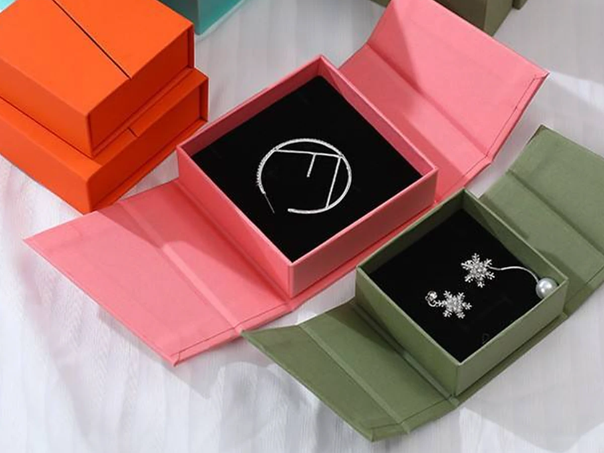 Dual-Door Jewelry Box in Bold Colorways